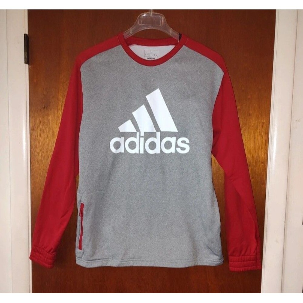 Adidas Red Performance Aeroready Sweatshirt Men's Size XL NEW!